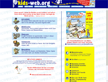 Tablet Screenshot of kids-web.org